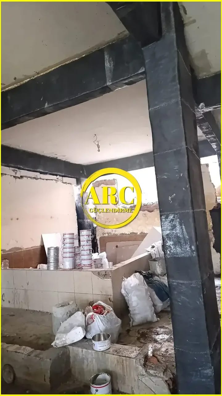 Afyon'da CFRP Elyaf Guclendirme Uygulamalari