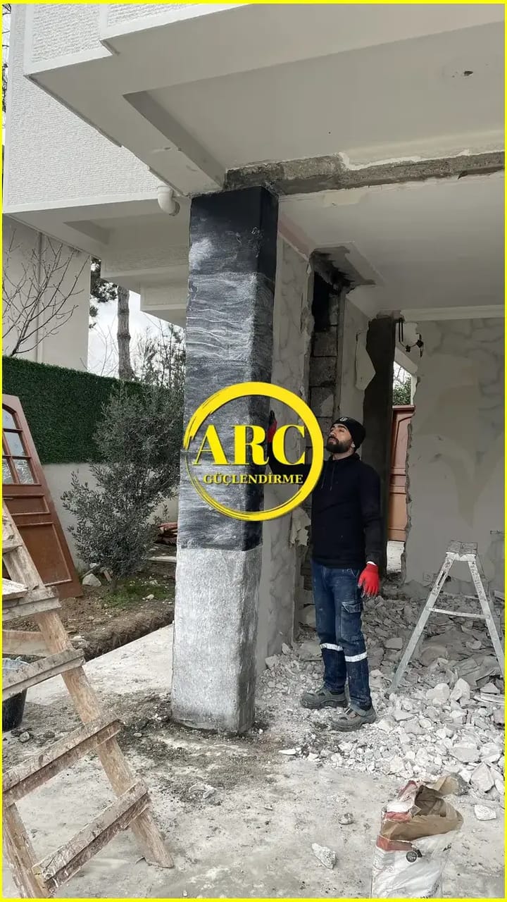 Aksarayda zemin guclendirme sirasinda cekilen fotograf