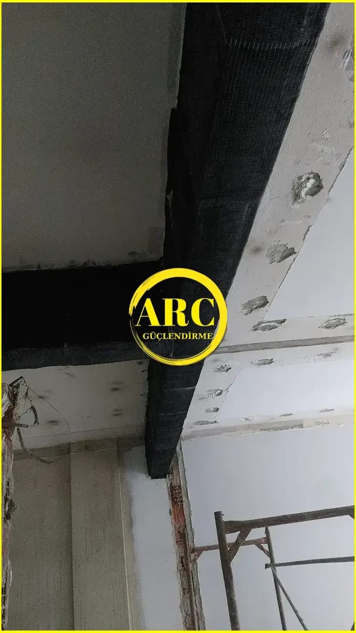 Amasya Suluova'da elyaf ile kiris guclendirme projesi