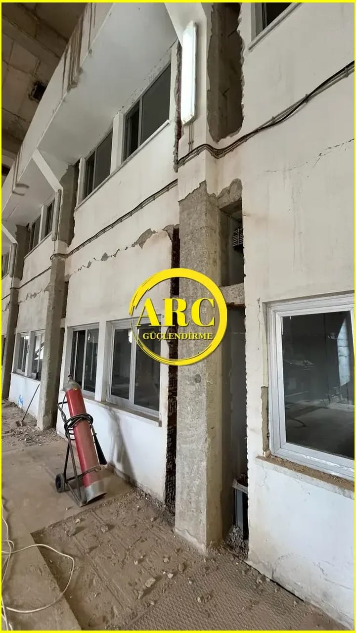 Ankara'da kiris guclendirme FRP bant uygulamasi