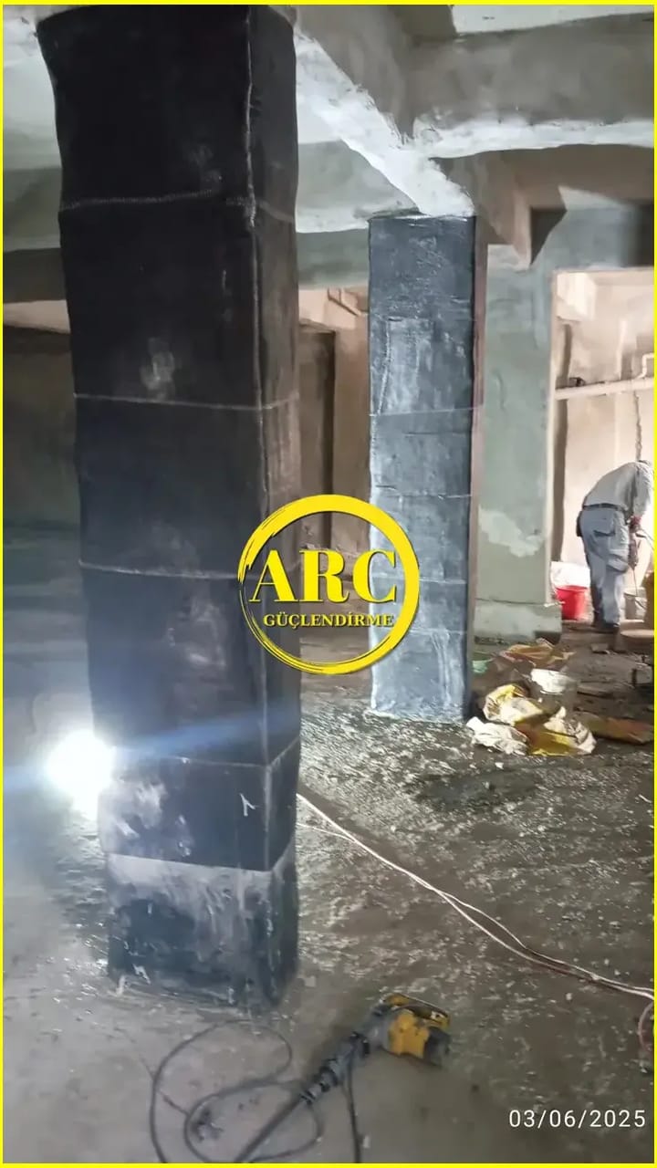 Antalya bina guclendirme projelerinden goruntuler