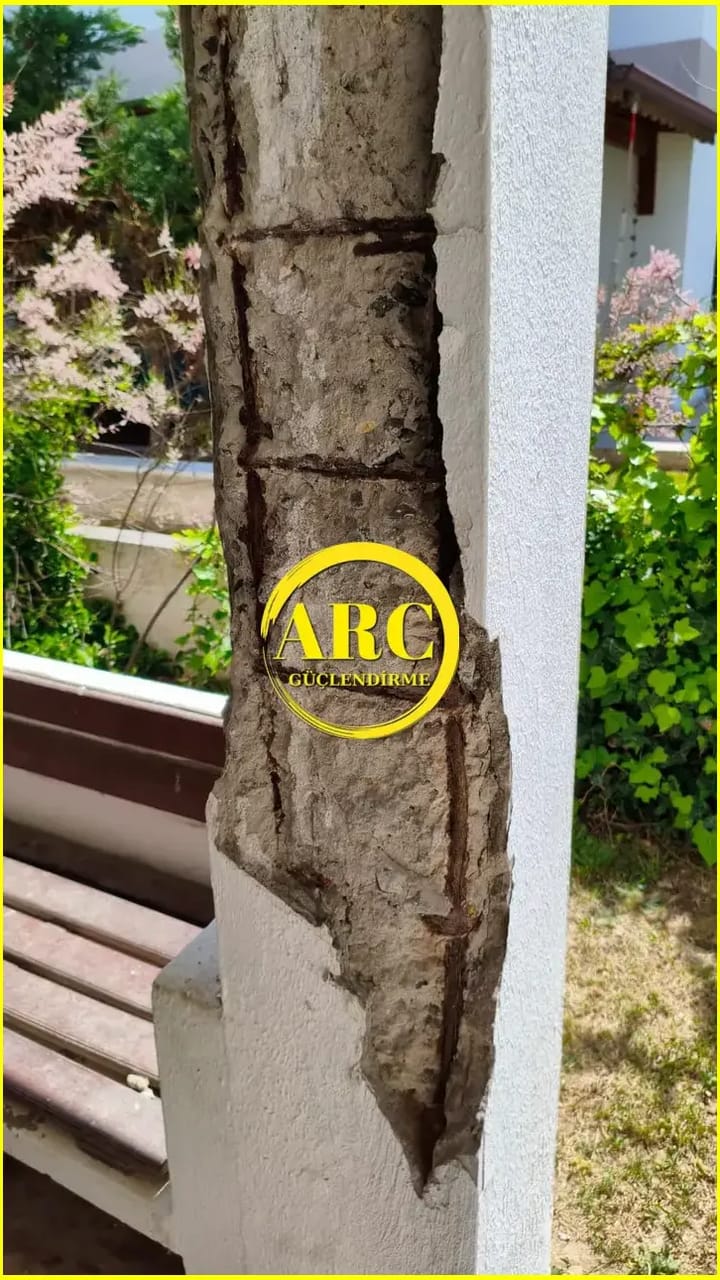 Arnavutkoy'de gerceklesen kolon guclendirme calismasi