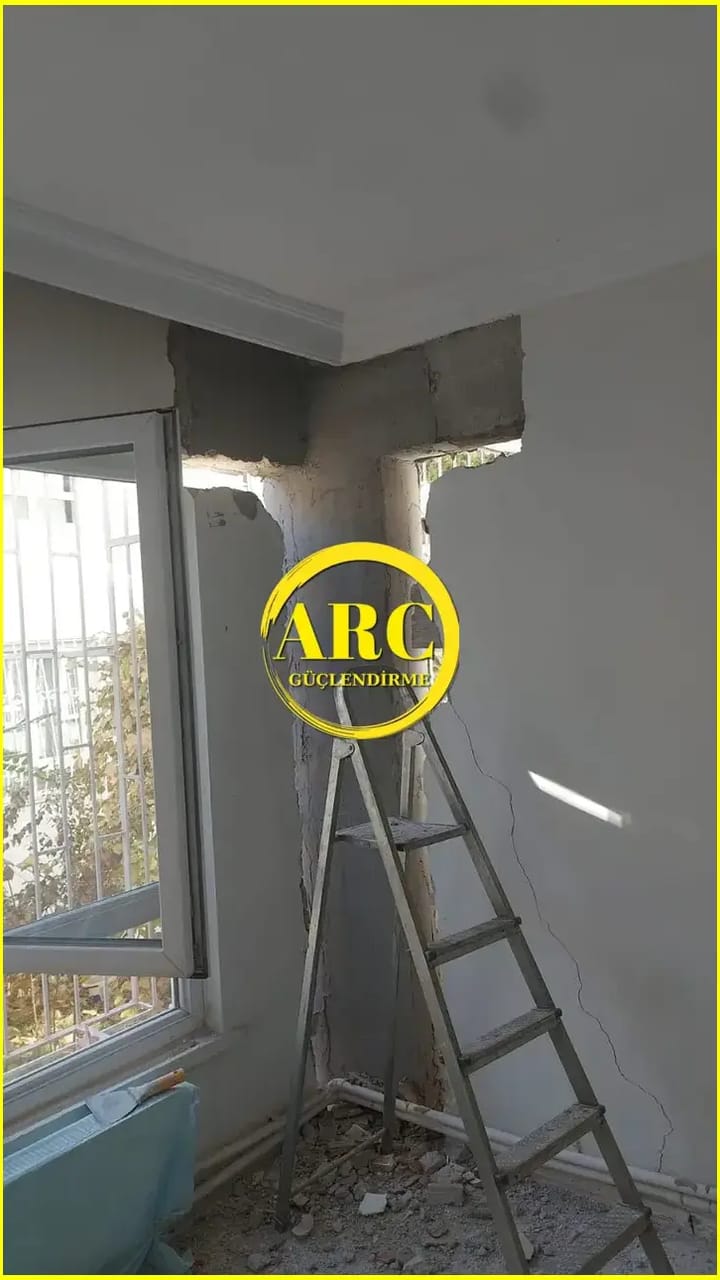 Atasehirde deprem dayanikliligini arttiran CFRP guclendirme sistemleri