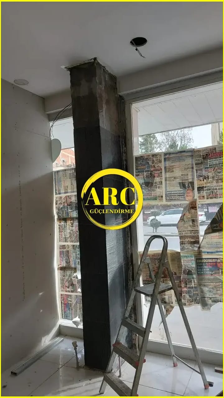 Atasehirdeki yapi elemanlarinin CFRP ile takviye edilmesi