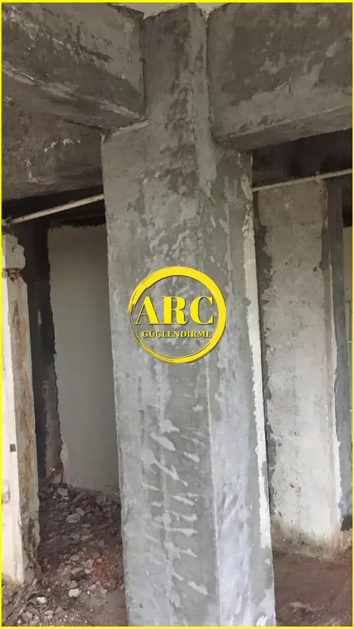 Aydin Duvar Guclendirme FRP Plaka Uygulamasi