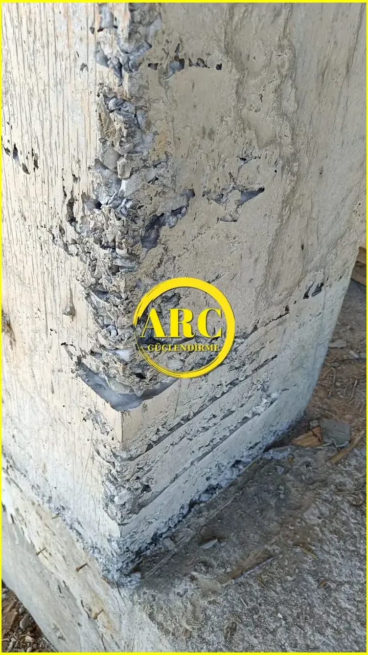 Bakirkoy elyaf guclendirme detay calismasi