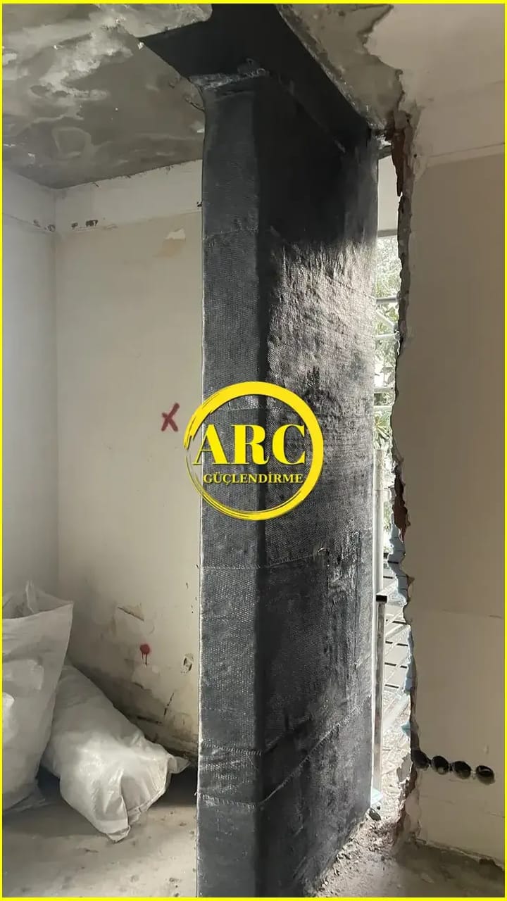 Basaksehir Kiris Guclendirme FRP Plaka Montaji