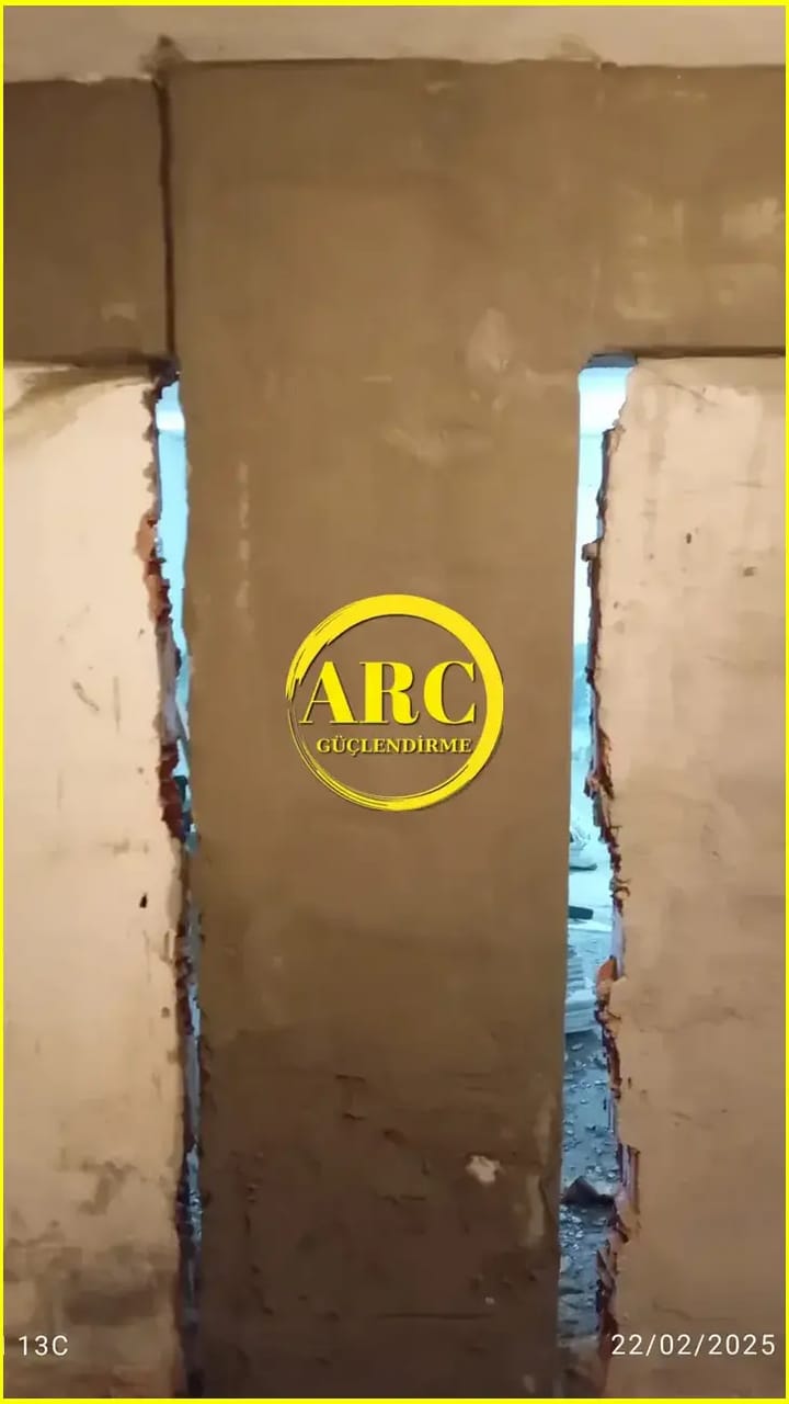 Basaksehir Kolon Guclendirme Karbon Fiber Uygulama Ornegi