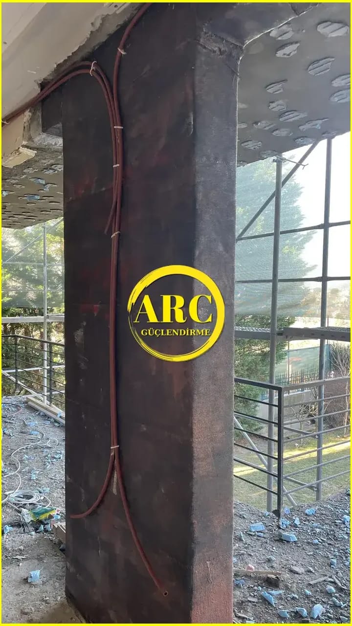 Besiktas bina karbon fiber guclendirme projesi goruntusu