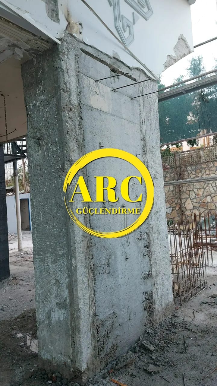 Komple bina güçlendirme projesi dış cephe
