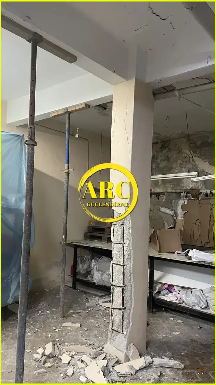 Bodrum bolgesinde zemin guclendirme uygulamasi