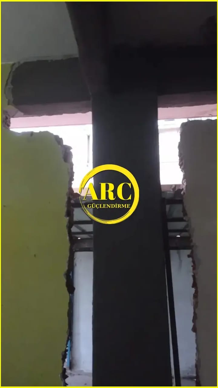 Çankırı'da kiriş güçlendirme FRP uygulama alanı