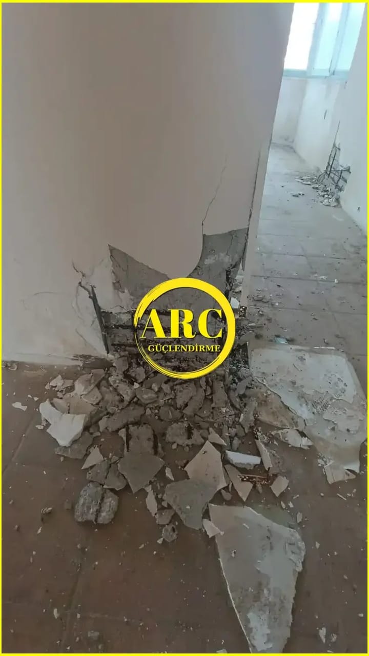 Catalca CFRp Plaka Guclendirme Uygulamasi Detayi