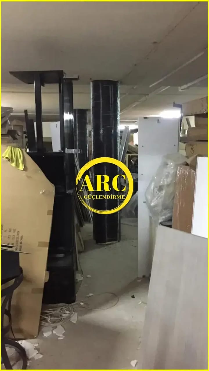 Cekmekoy'de Karbon Fiber Kolon Guclendirme Uygulamasi