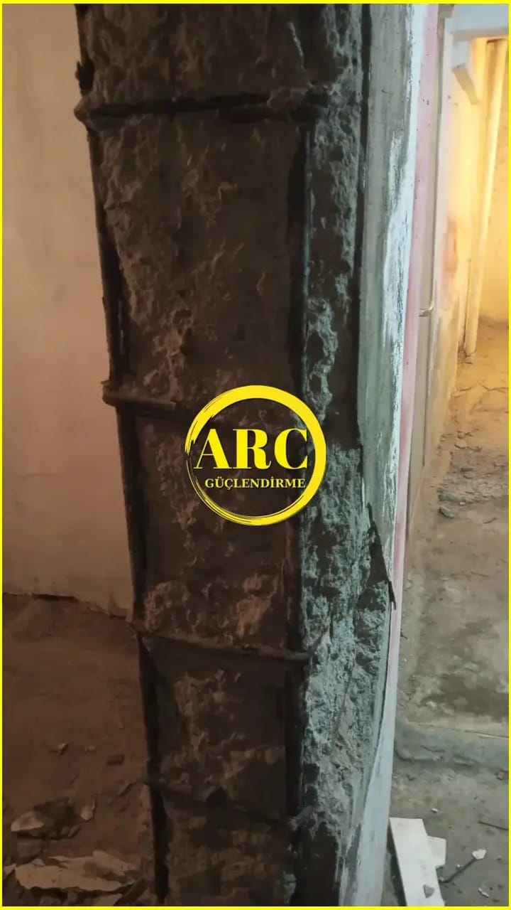 Darica cfrp sarim guclendirme uygulamasi asamasi