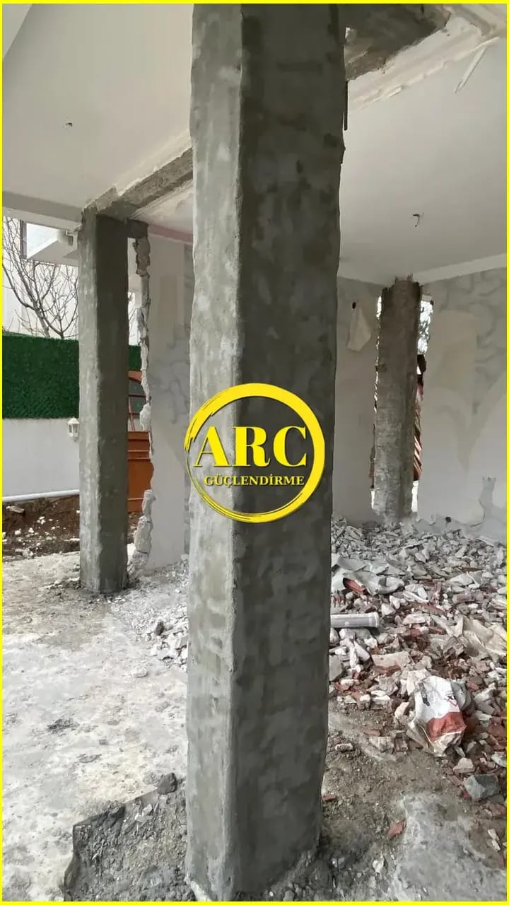 Datca Kolon Guclendirme CFRP Uygulamasi Resim 1