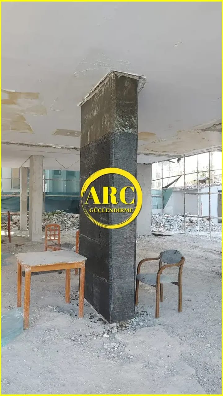 Denizli Pamukkale ilcesi cfrp yapi guclendirme ornek calismasi