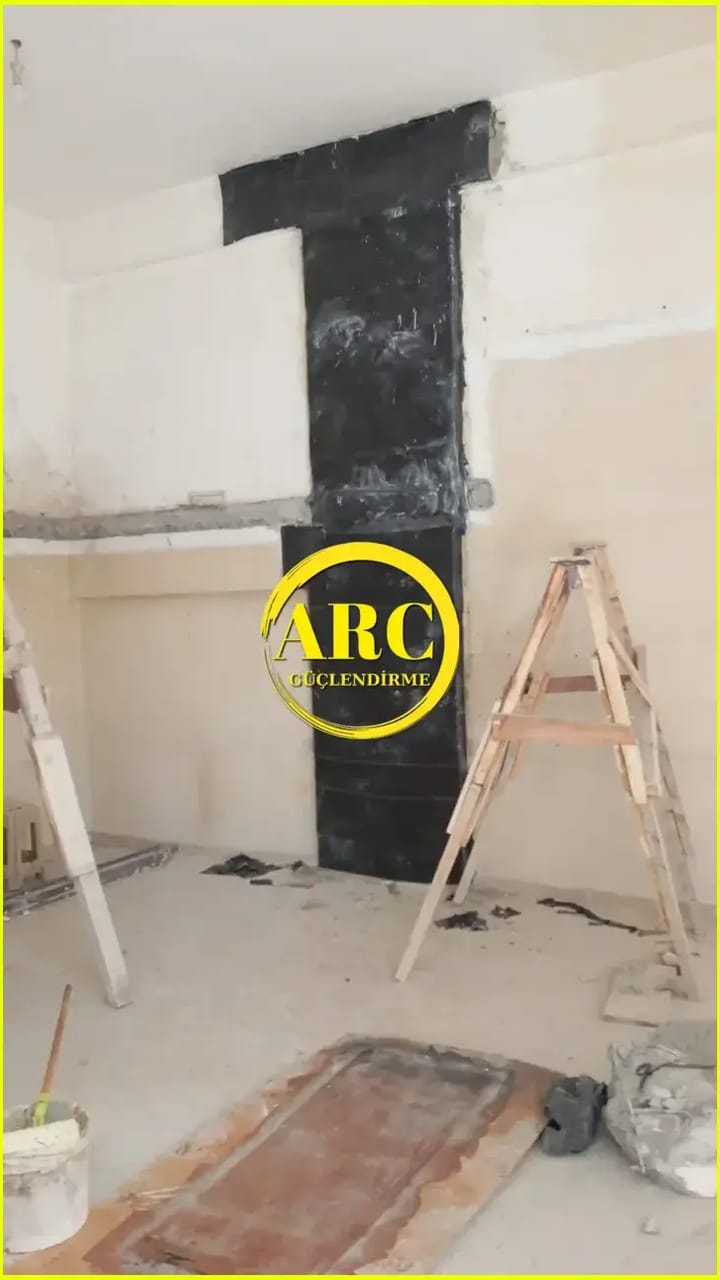 Dilovasi Bina Duvar Karbon Guclendirme Ornek Calismasi