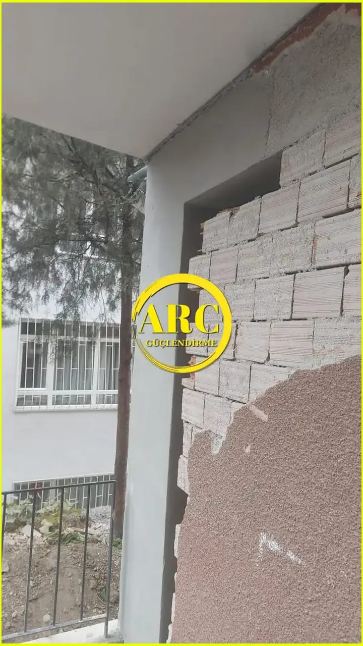 Dilovasi Endustriyel Tesis CFRP Guclendirme Calismasi