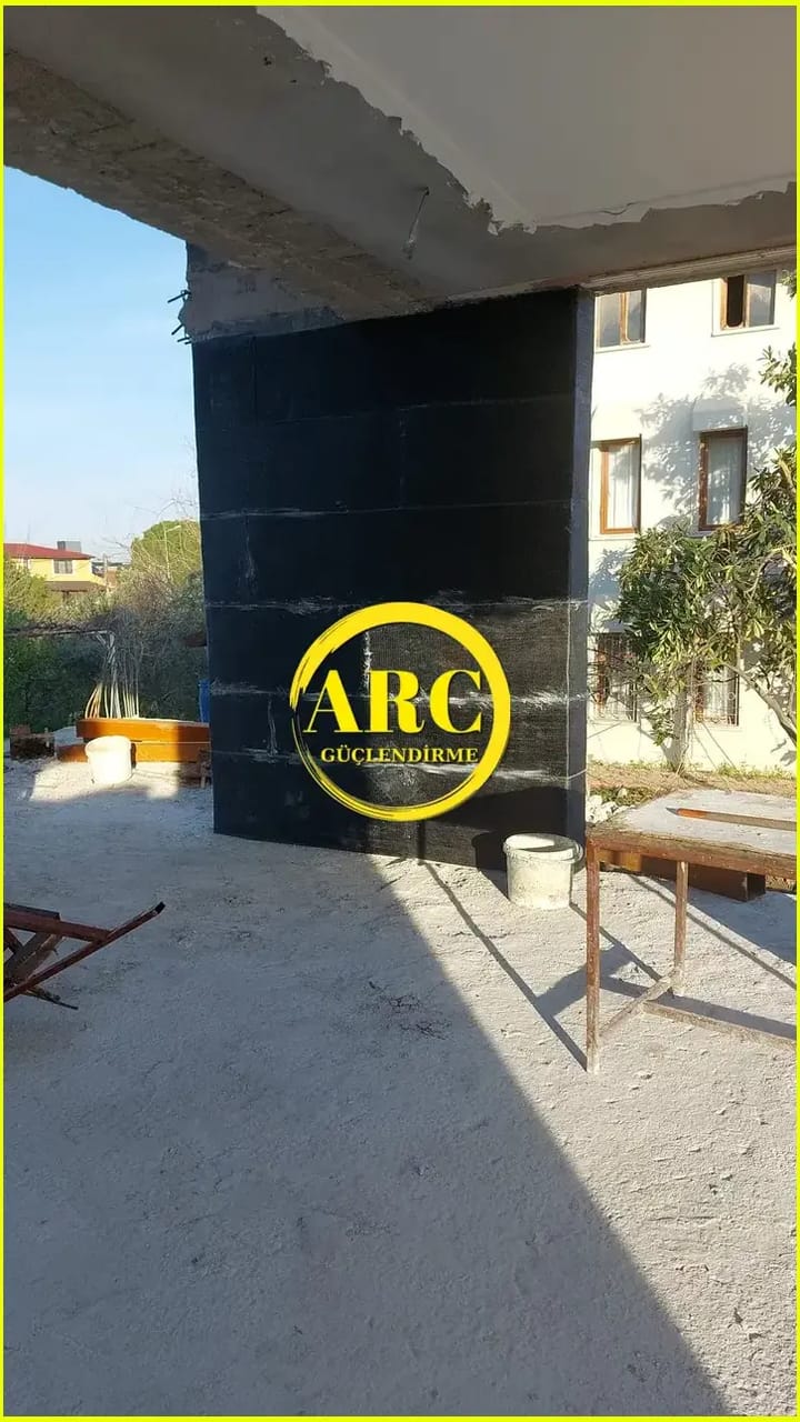 Dilovasi Zemin Plaka FRP Takviye Islemi Goruntusu