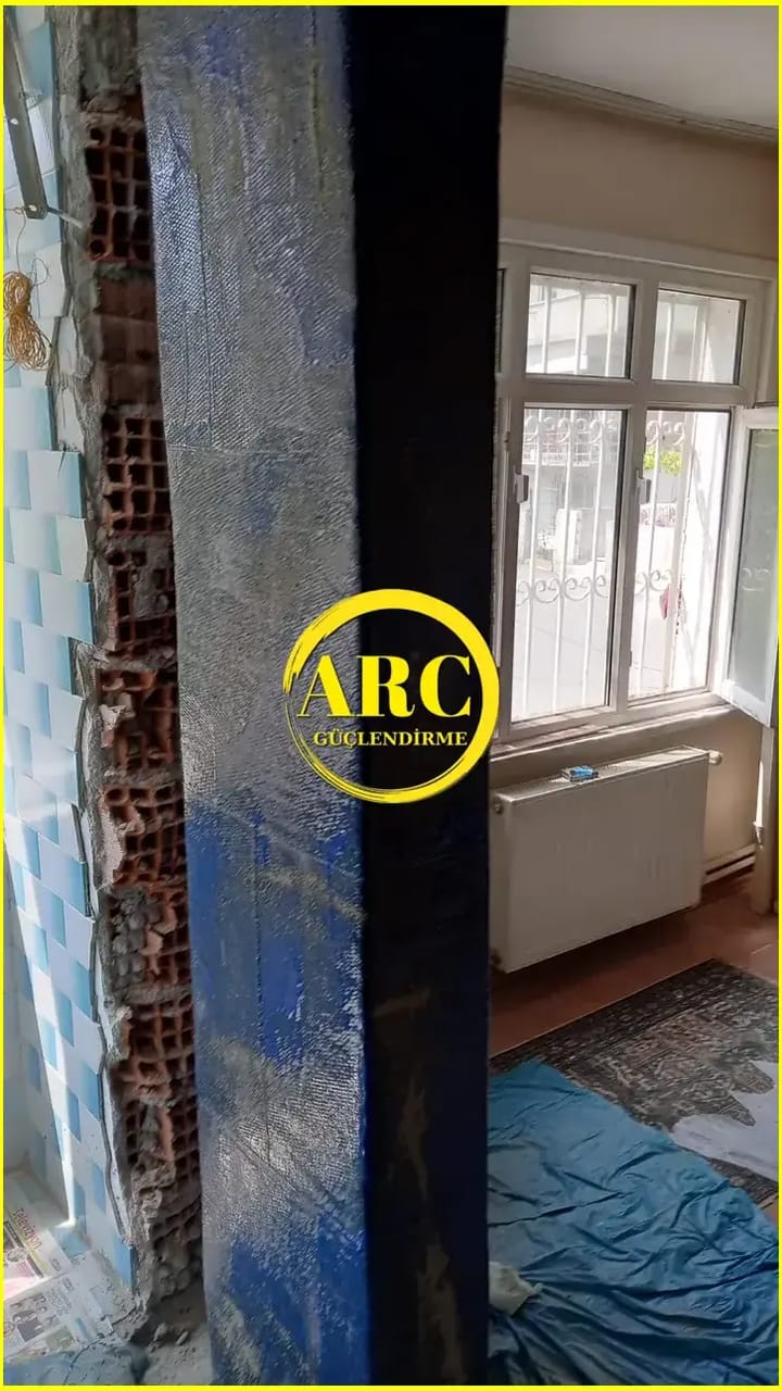 Diyarbakir zemin plaka guclendirme cfrp uygulamasi