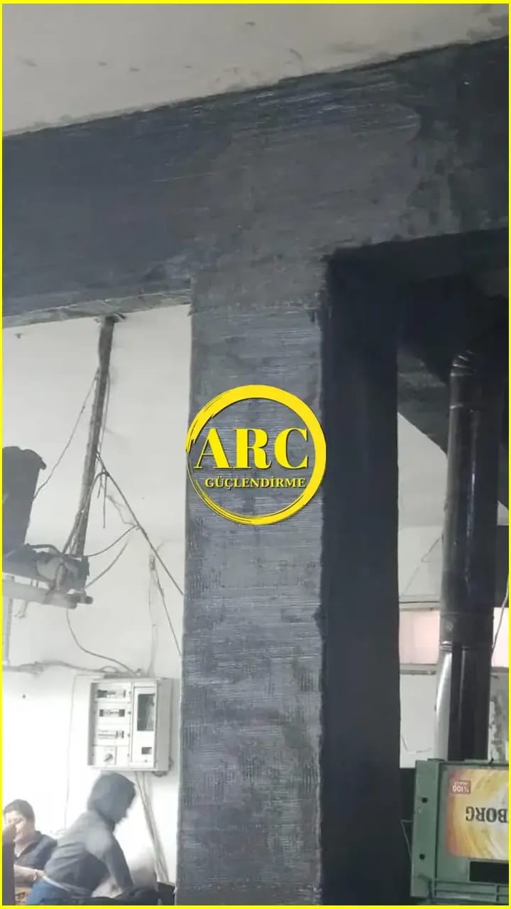 Elazig CFRp Karbon Fiber Kolon Guclendirme Uygulamasi