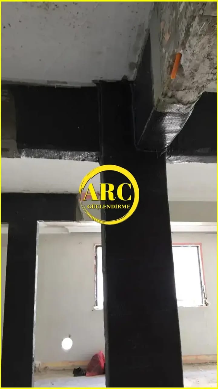 Esenler hasarli kirişlerin karbon fiber ile onarimi