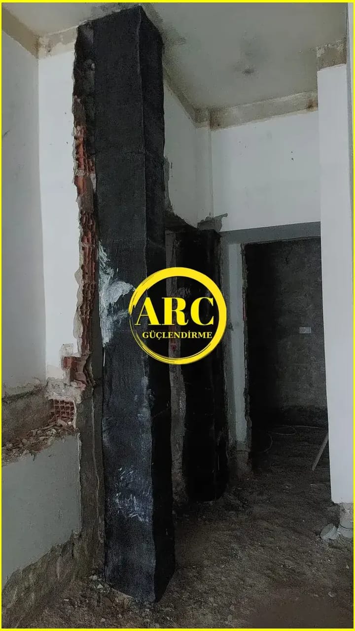 Esenyurt Bina Duvar FRP Plaka Guclendirme Uygulama Goruntusu