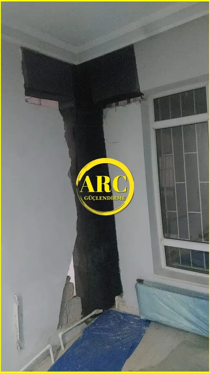 Esenyurt Ticari Yapida Karbon Elyaf Guclendirme Detaylari