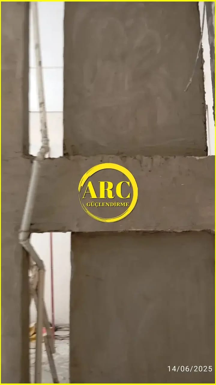 Galata Kulesi Yakınında Kiris Guclendirme Projesi