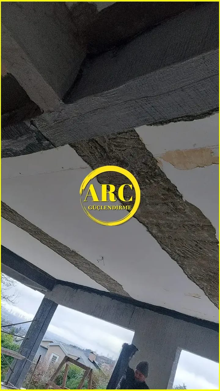 Bayburt Konursu mahallesinde elyaf ile duvar guclendirme ornegi