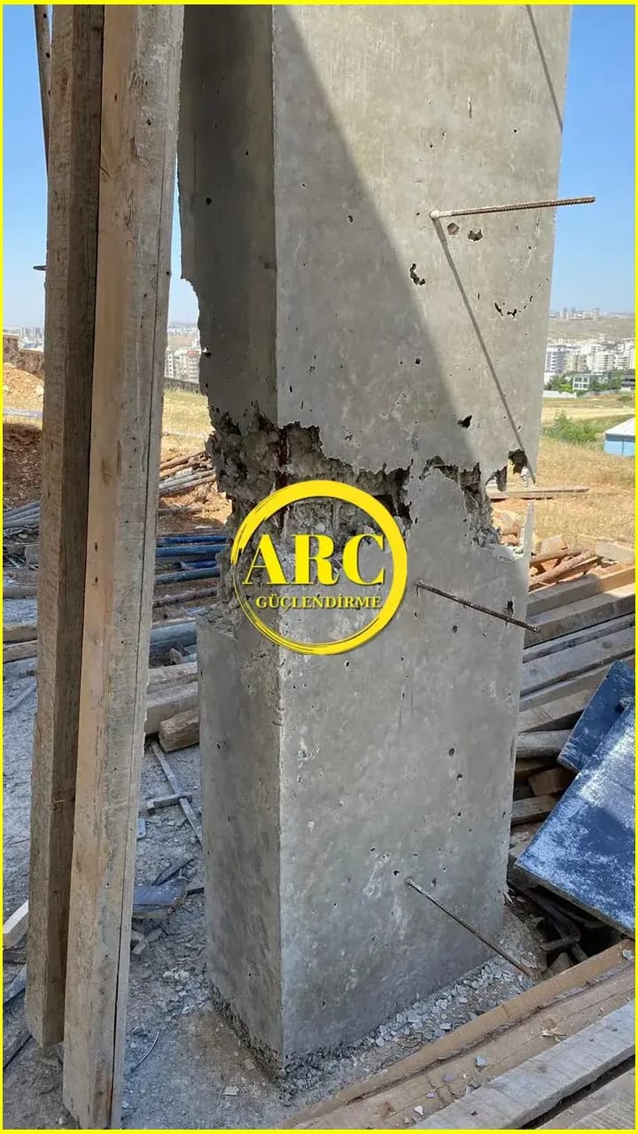 Gaziosmanpasa'da bina yapi guclendirme calişmasi ornegi