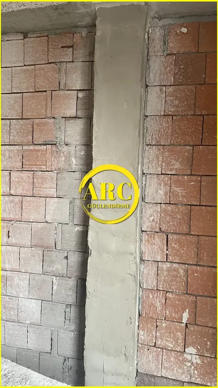 Gaziosmanpasa'da CFRT plaka ile yapisal guclendirme