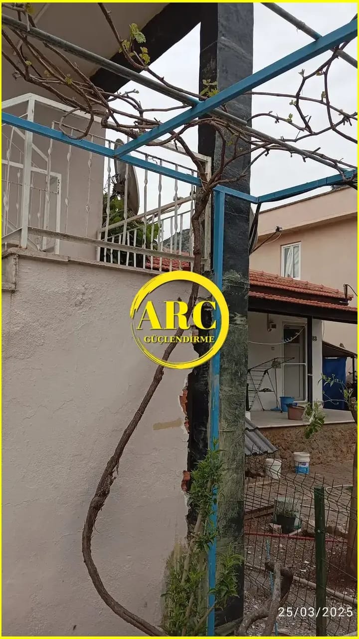 Gebze'de karbon fiber ile kolon guclendirme uygulamasi