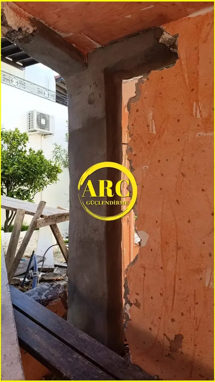 Kadikoy CFRP Duvar Guclendirme Calismasi