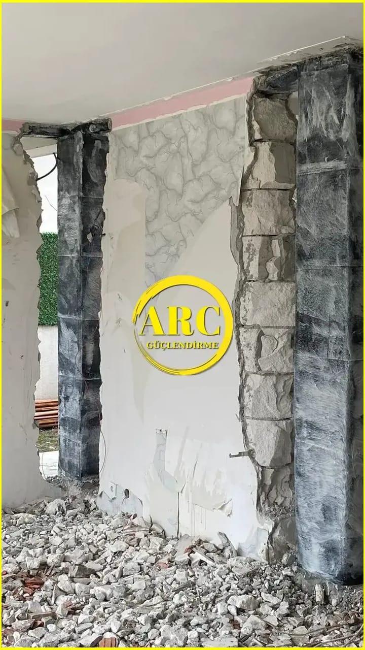 Kadikoy CFRP Kolon Guclendirme Ornegi