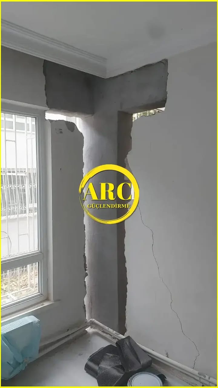 Kilis bina duvar guclendirme saha calismasi