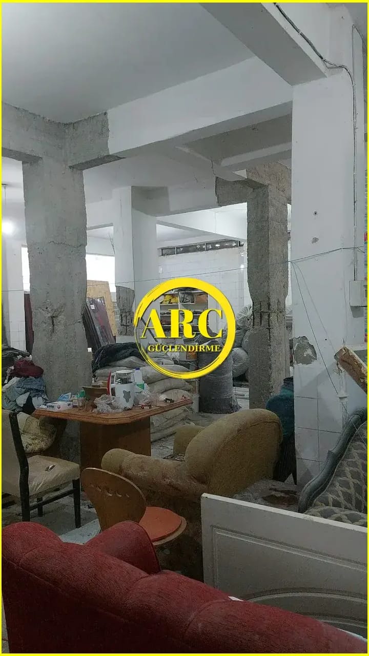 Kucukcekmece'de zemin guclendirme projesinden bir kare