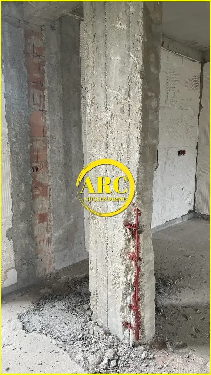 Maltepe'de CFRP guclendirme ornek uygulama karesi