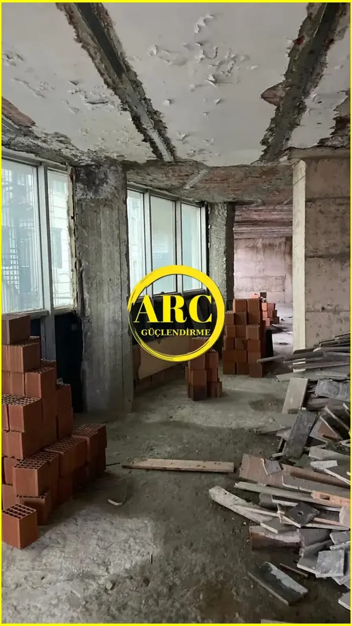 Pendik Kolon Karbon Fiber Guclendirme Uygulamasi