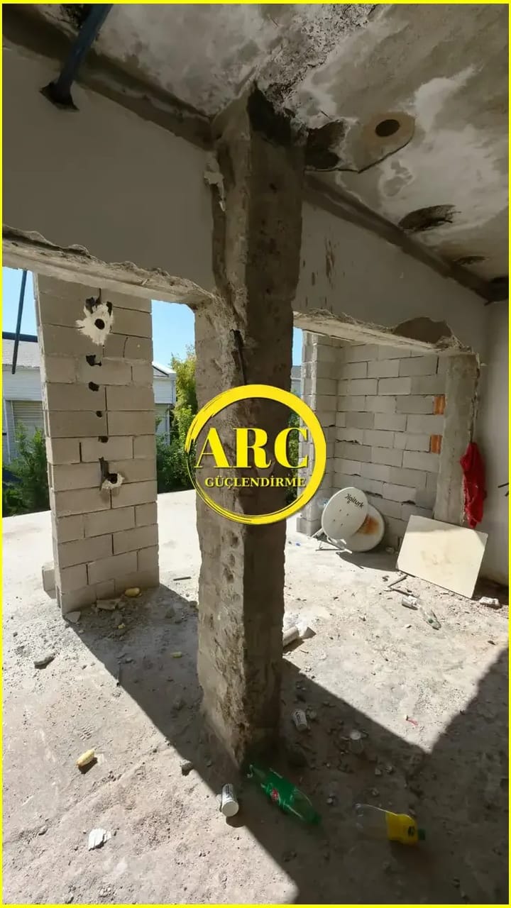 Silivri Kolon Guclendirme CFRP Uygulamasi