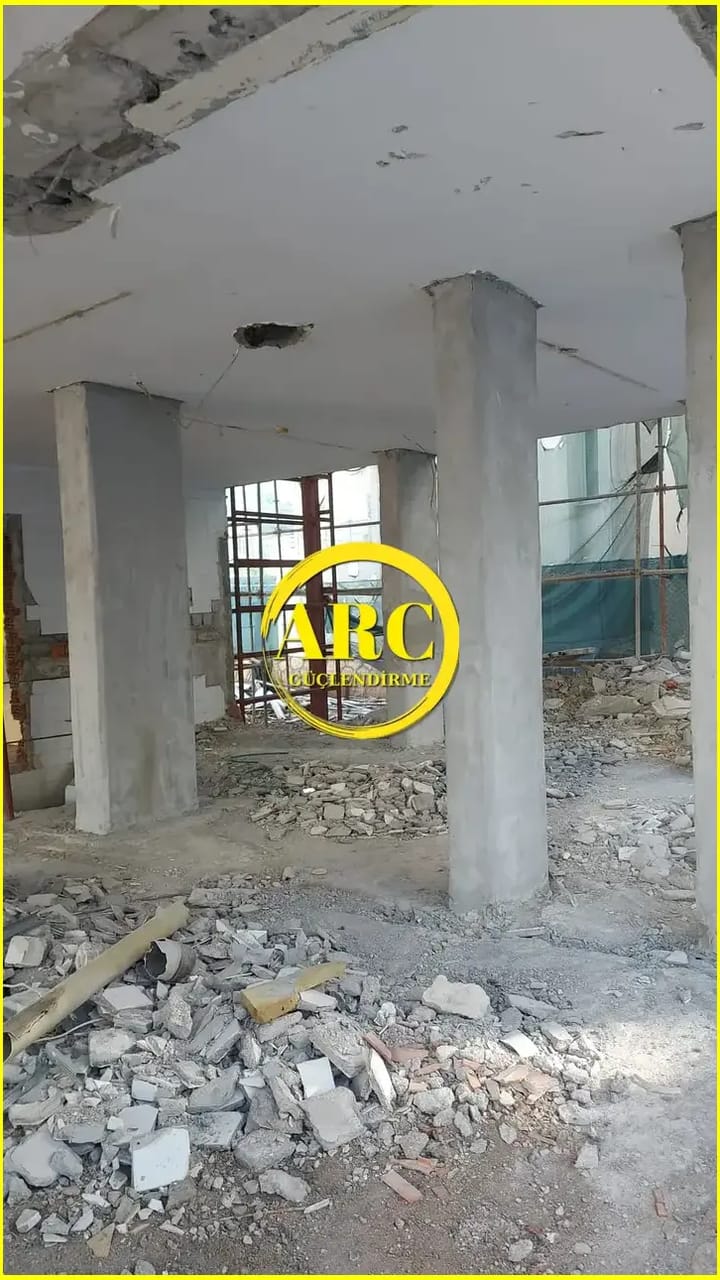 Sinop Duvar Catlak Onarimi ve Mukavemet Artirimi CFRPMalzemesi