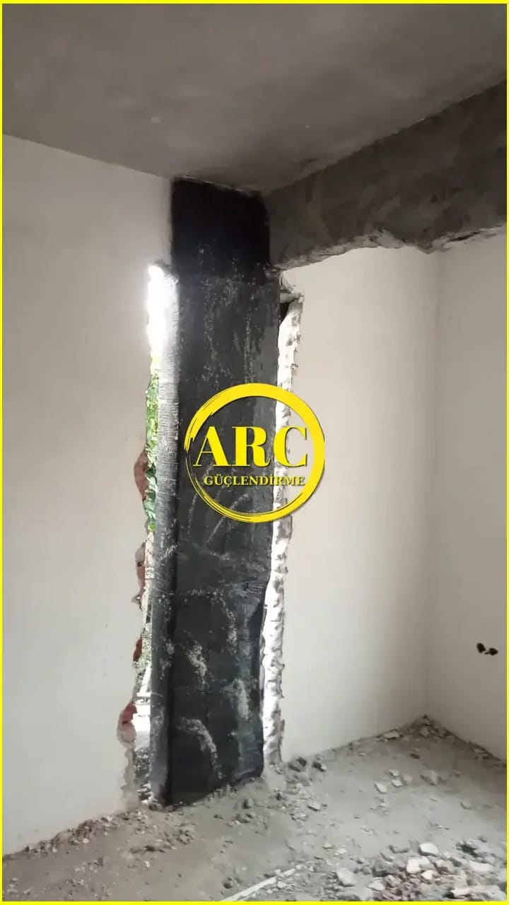 Sultanbeyli ic duvar guclendirme projelerinden bir goruntu