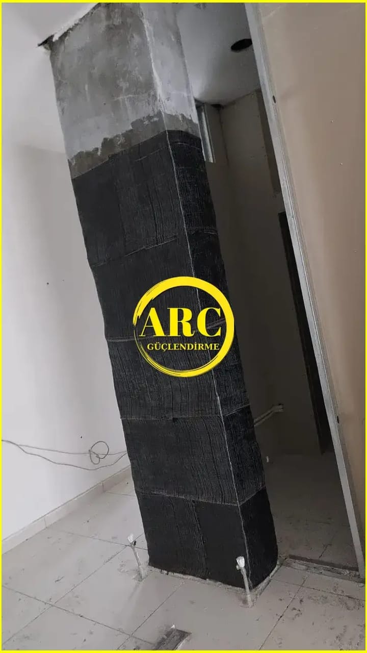 Tokat Kolon Guclendirme Karbon Fiber Uygulama