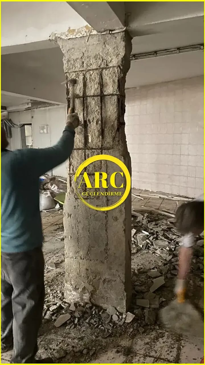 Umraniye'de frp ile zemin takviyesi calismasi