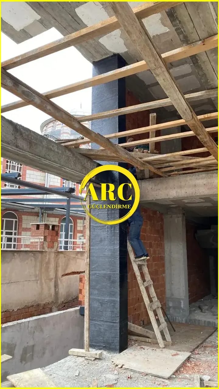 Yozgat'ta duvar guclendirme karbon fiber plaka