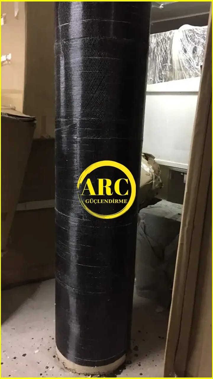 Yozgat'ta yapisal karbon fiber kaplama detay goruntusu