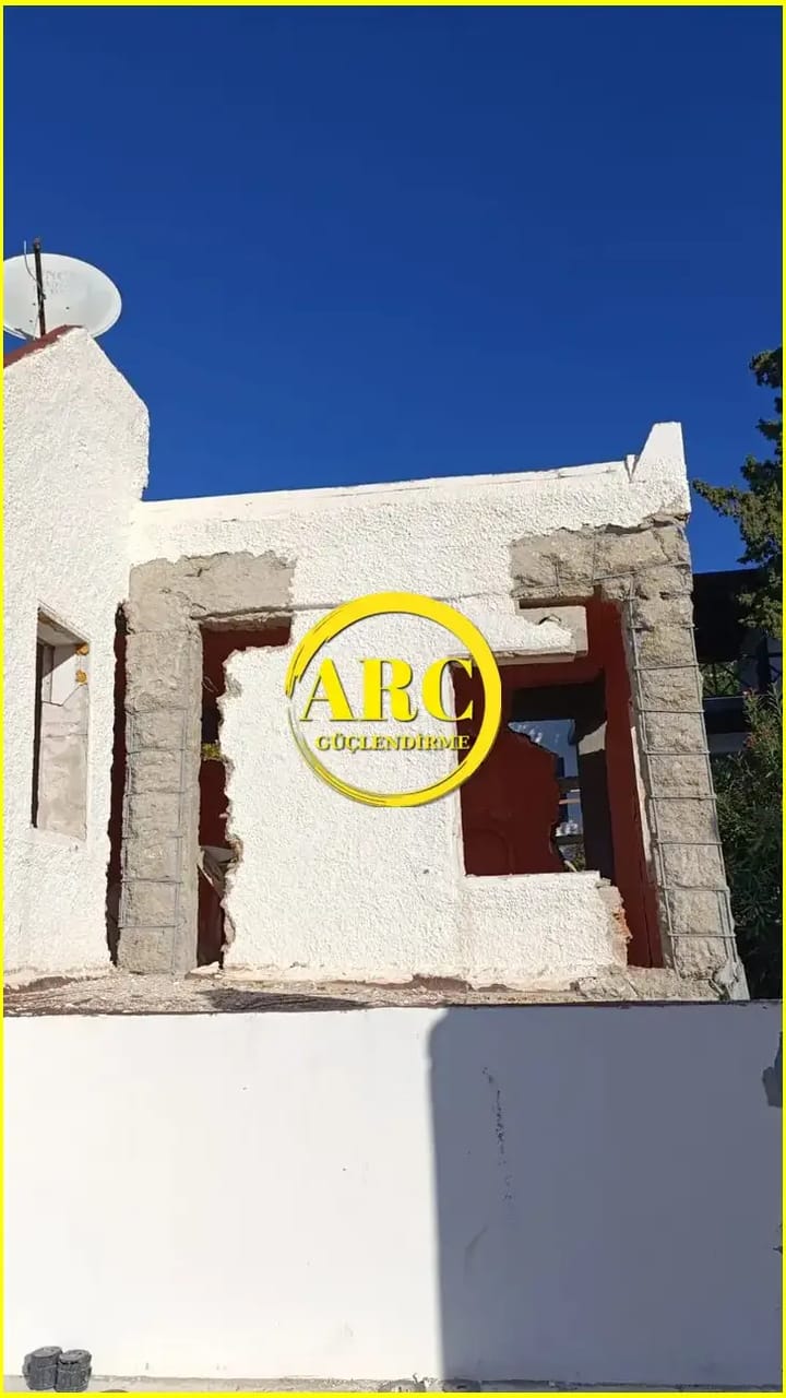 Zonguldak duvar guclendirme karbon fiber katman uygulama asamasi